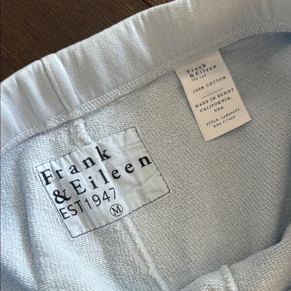 Frank & Eileen Light Blue Drawstring Sweatpants C… - image 3